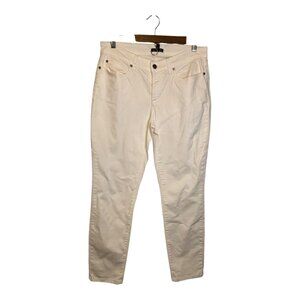 Eileen‎ Fisher Jeans Women's Size 8 Office Business Denim Cream Off White